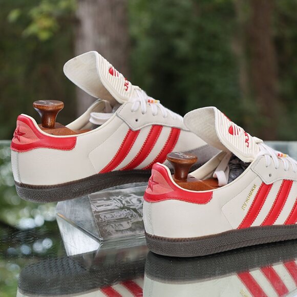 Adidas Samba Classic OG White Scarlet Luzhniki